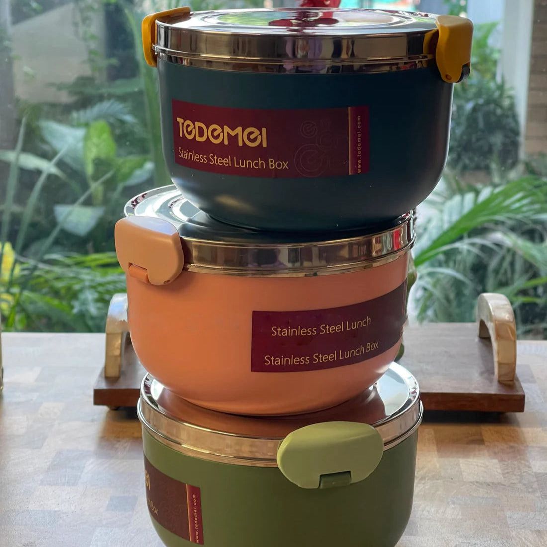 TEDEMEI round lunch box