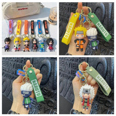 Naruto & Harry potter Keychain