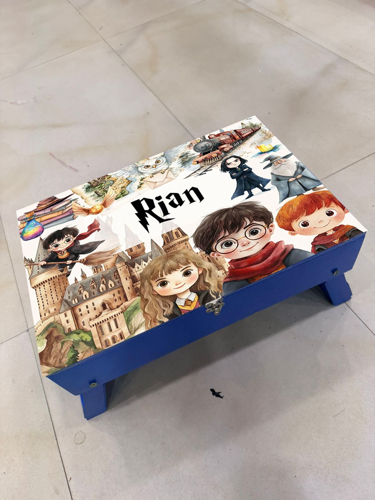 Personalized Kids Study Table With Storage