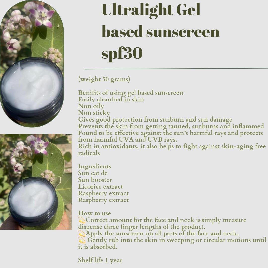 Ultralight Gel-Based Sunscreen SPF 30
