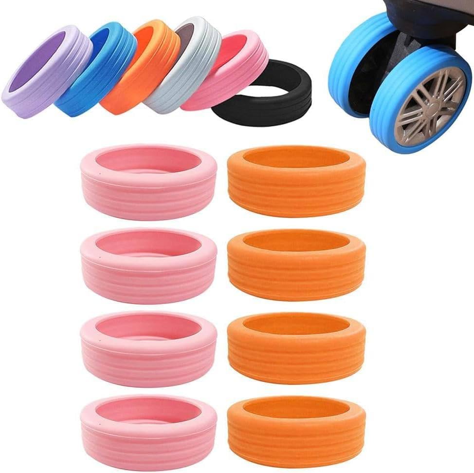 Silicone Luggage Wheel Covers for Suitcase