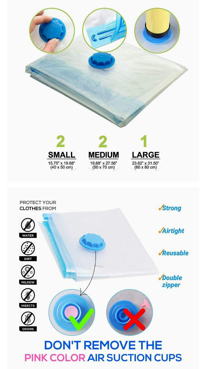 VACUUM BAG 6P S SET