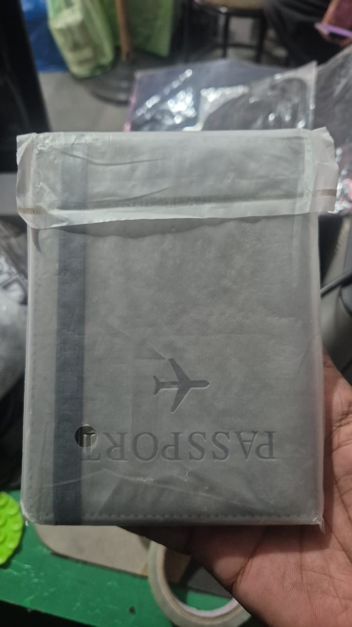 Passport Cover Grey