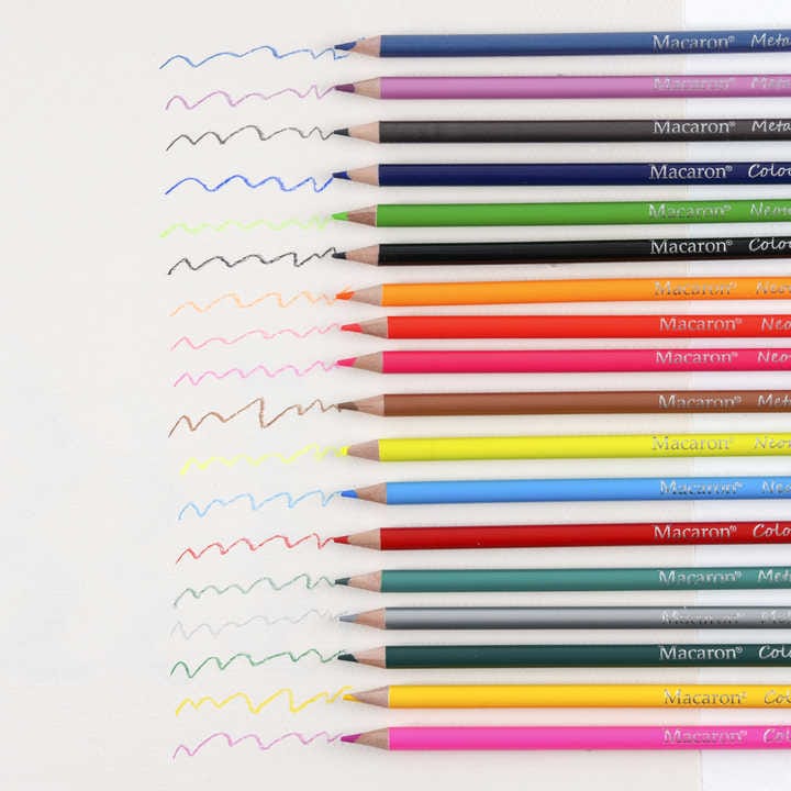 Macaron 18 pc Colour Pencil Set