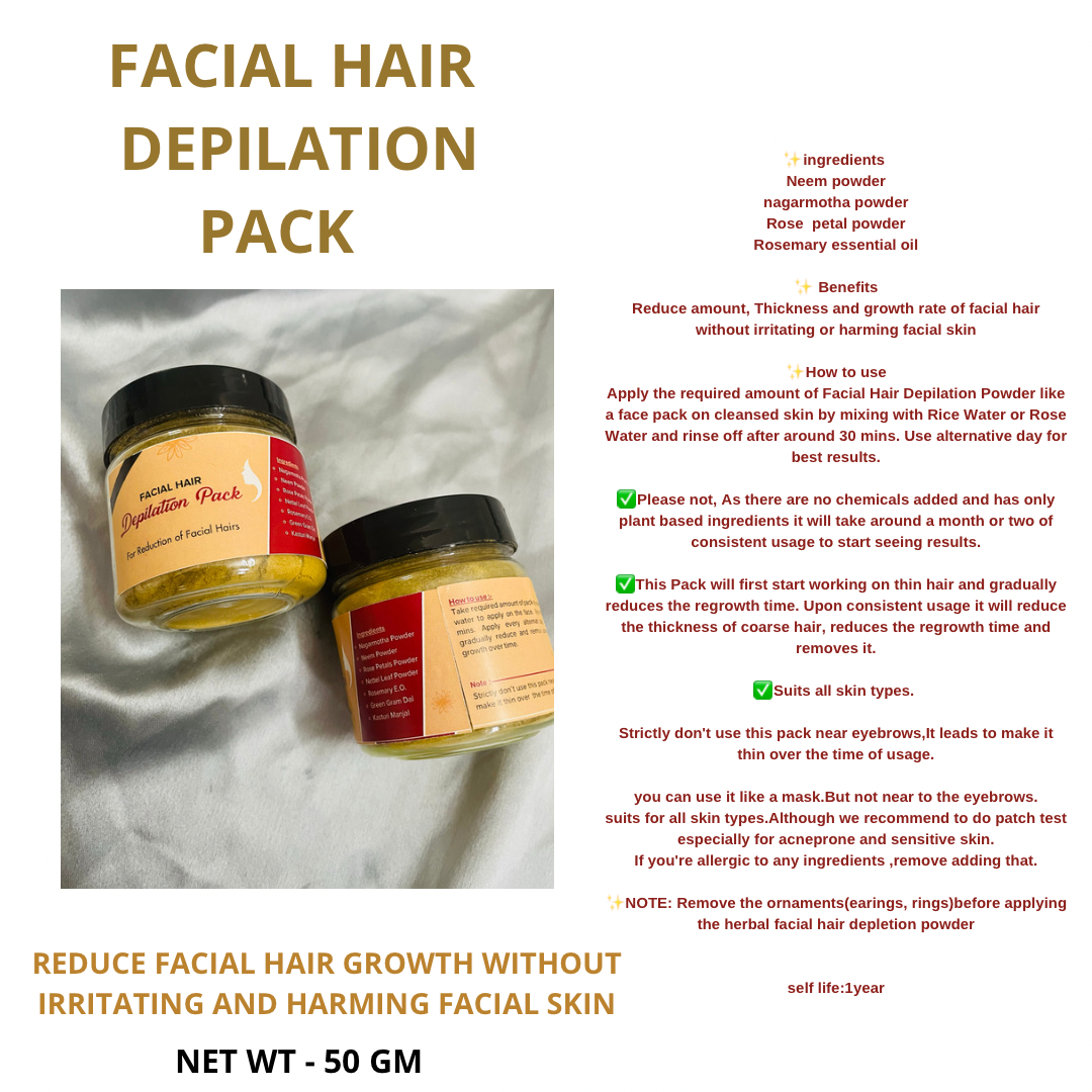 Facial Hair Depilation Pack