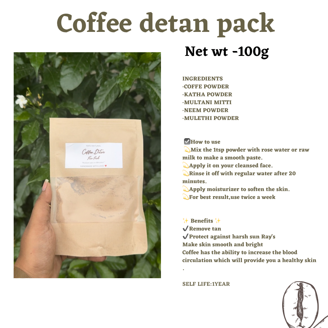 Coffee Detan Pack