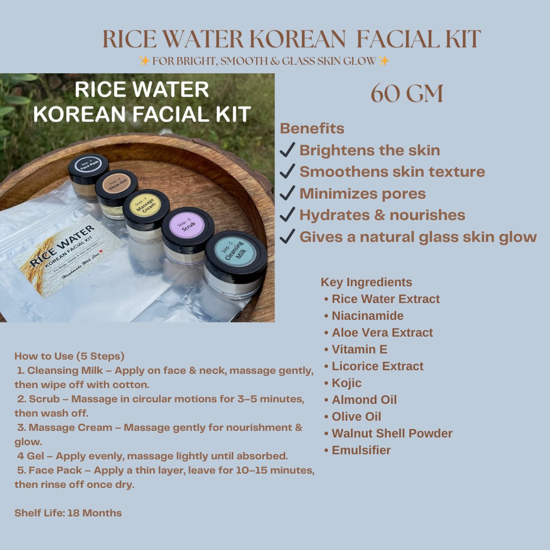 Rice Water Korean Facial Kit