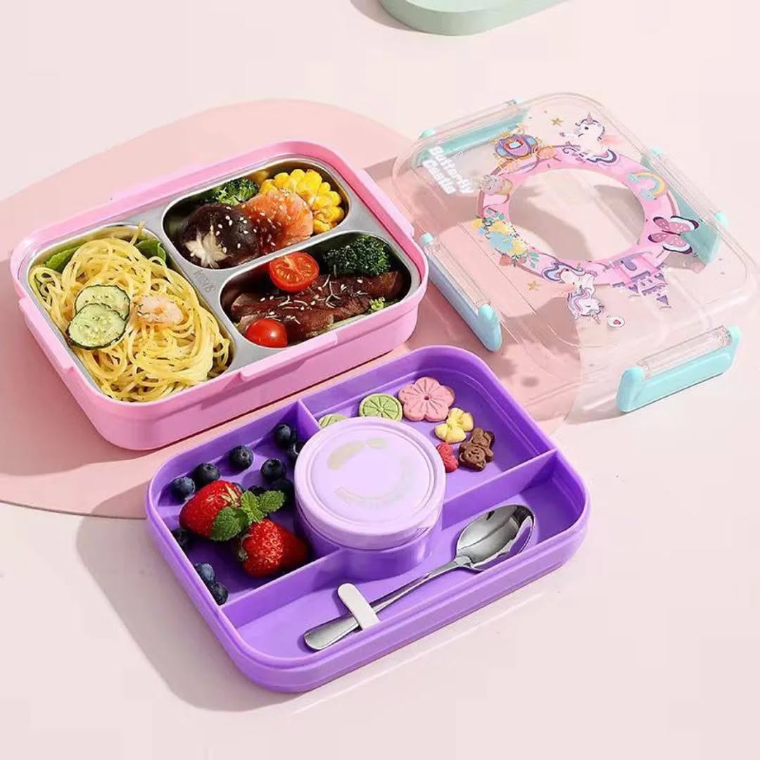 3 Grid Lunch Box