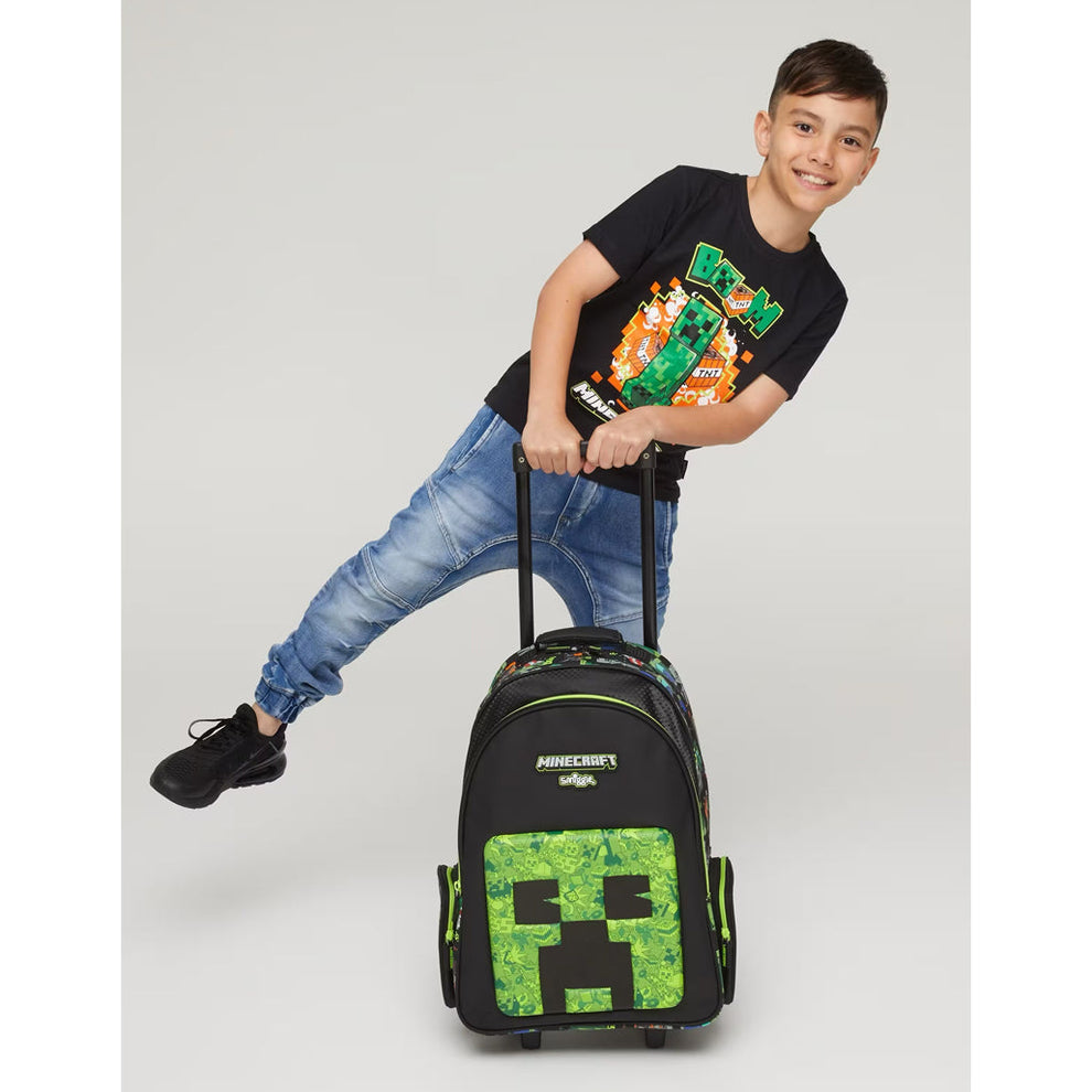 Motion-activated light-up wheels School bags