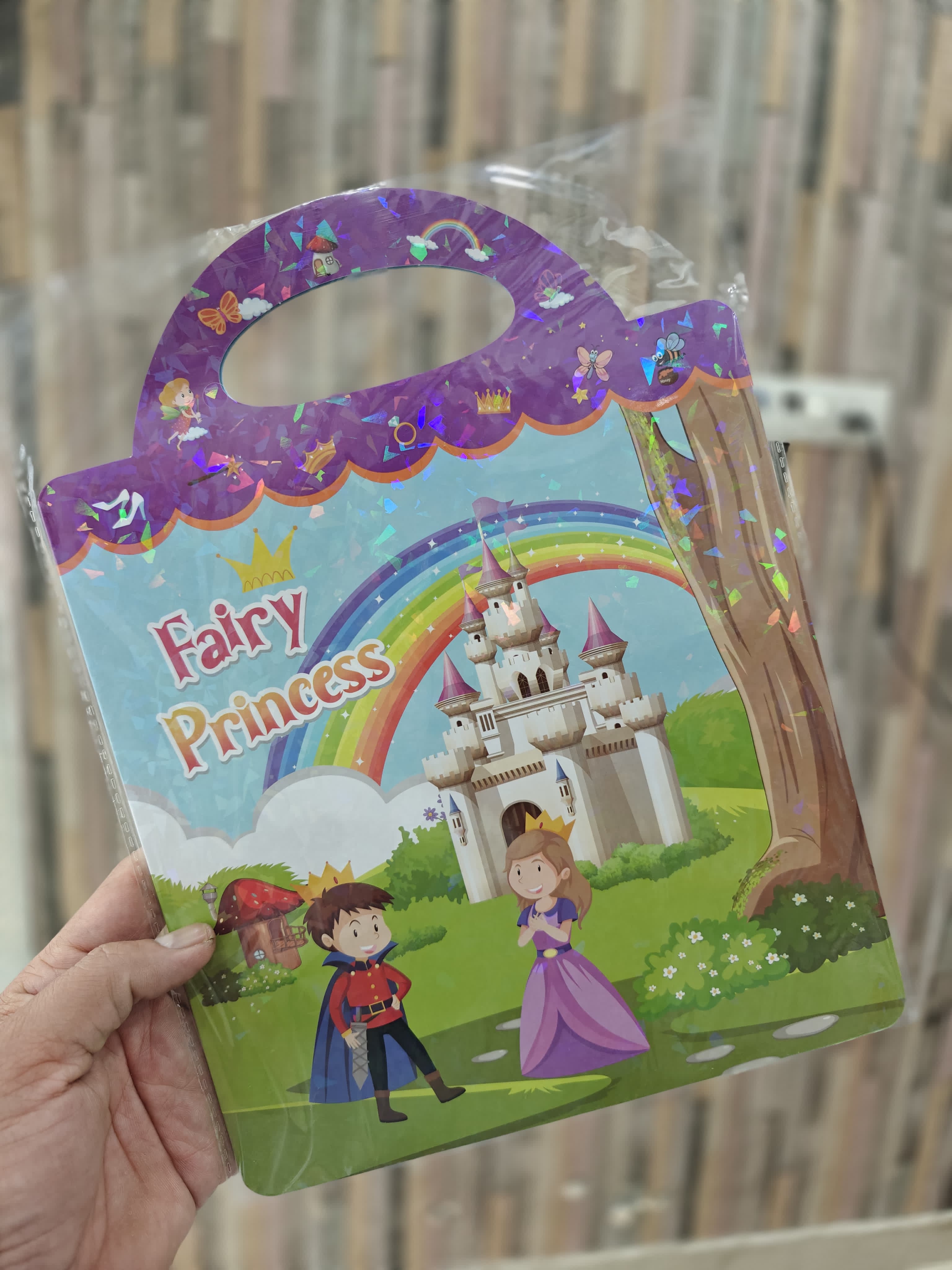 Holographic Diy Reusable Stickers Book