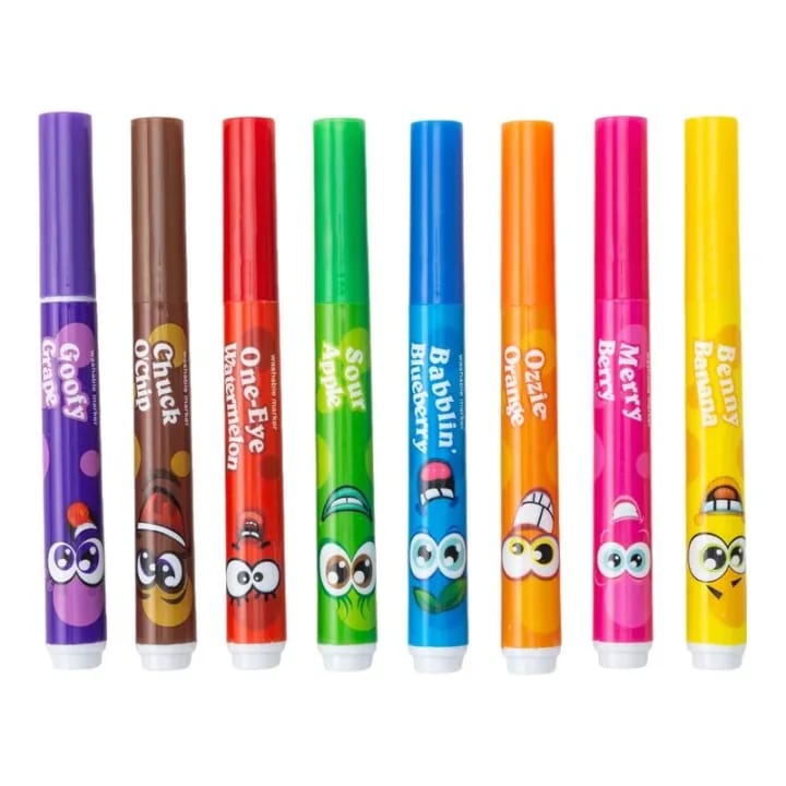 Macron Crazy Faces Scented Marker