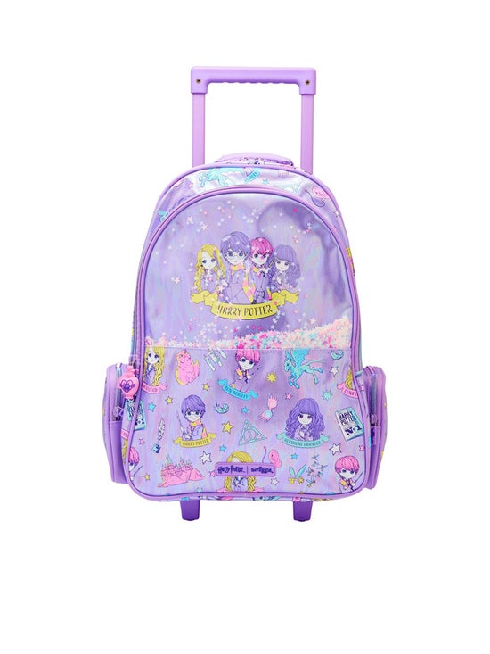 Motion-activated light-up wheels School bags