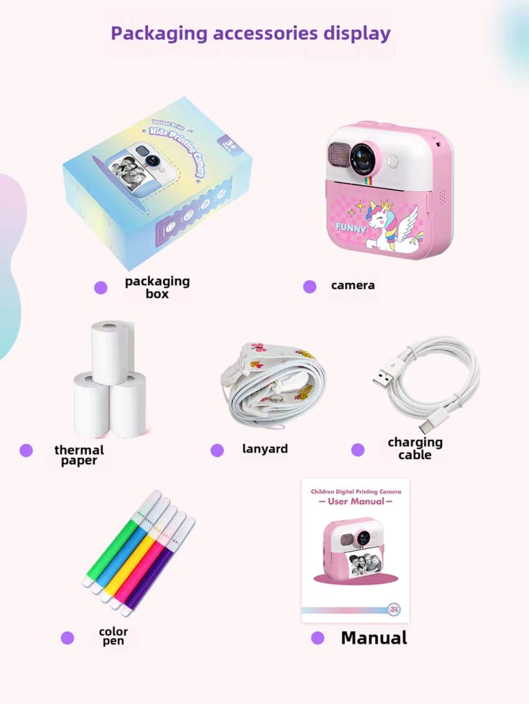 Instant Print Roll Camera