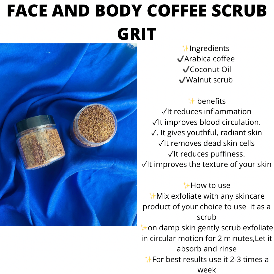 Face and Body Coffee Scrub - Grit
