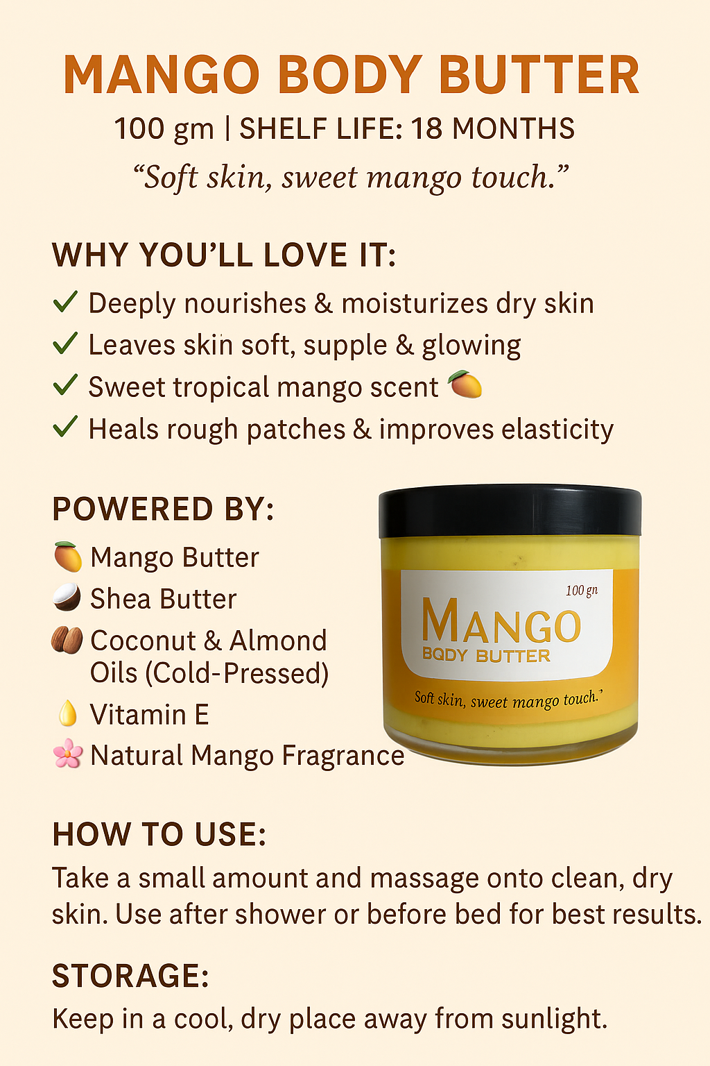 Mango Body Butter