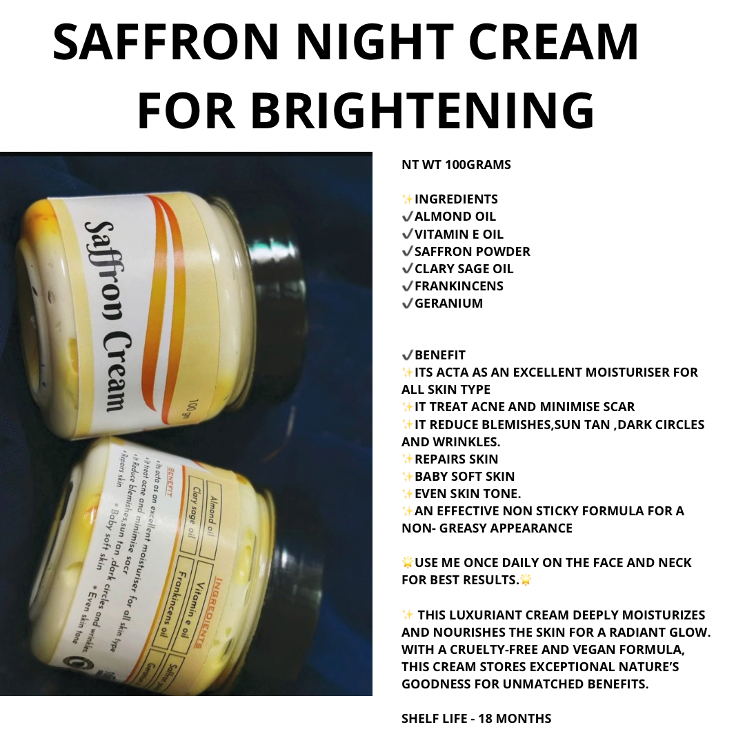 Saffron Night Cream