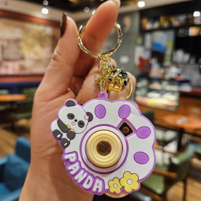 Cute Panda Projector Keychains