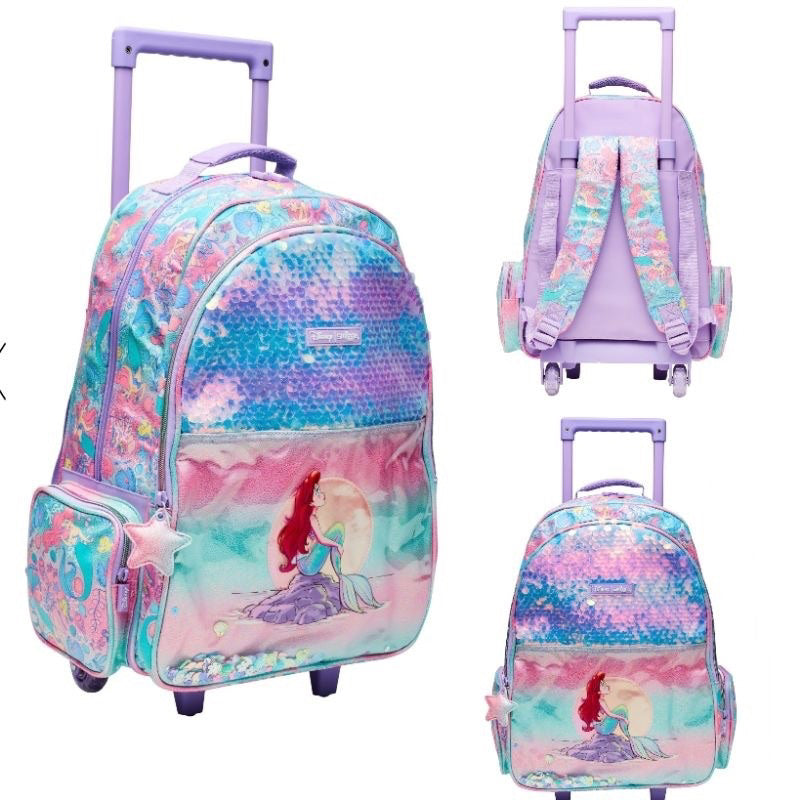 Motion-activated light-up wheels School bags